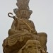 Big golden Buddha waiting on the summit