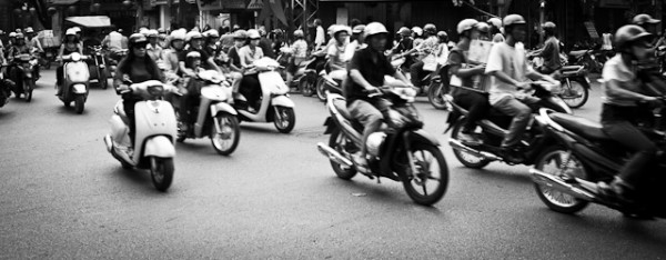 Motorbike invasion in Hanoi