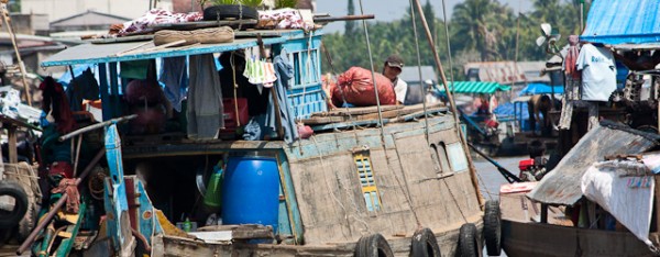 Impressions from the boat tour on the Mekong river