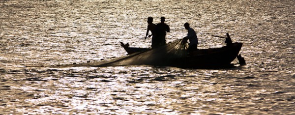 Fisher boat in Mui Ne