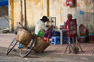 Plastic chair restaurants in Nha Trang