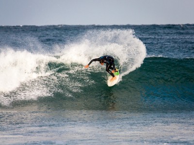 Surfing at Maroubra beach, Sydney