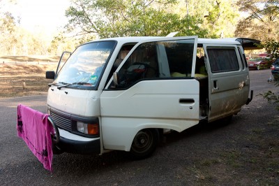 Starting a road trip from Darwin to Cairns in this Van